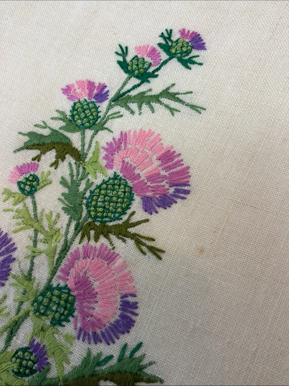 Vintage Hand Embroidered Napkins and Placemats Set